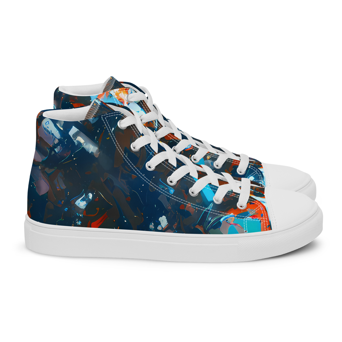 Women's High Top Canvas Shoes - Ghenie's Whirl