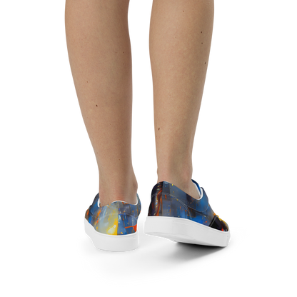 Women's Lace-Up Canvas Shoes - Neoblock Fusion