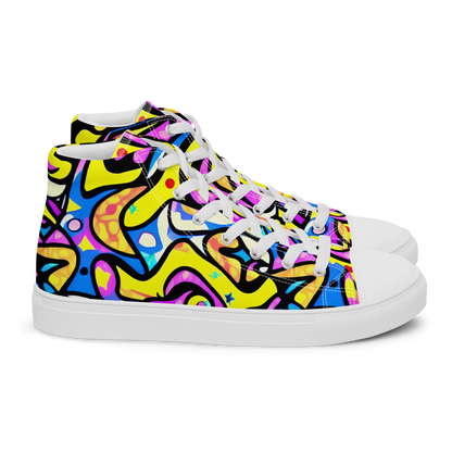 Women's High Top Canvas Shoes - Britto's Odyssey