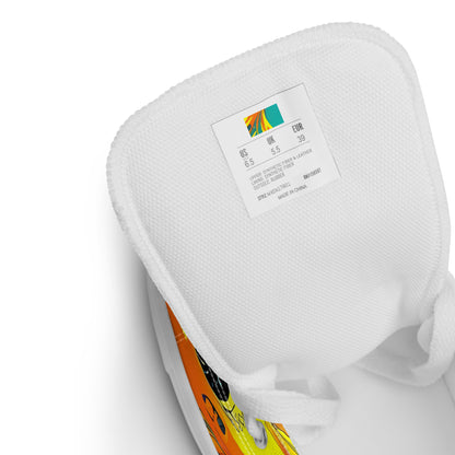 Women's High Top Canvas Shoes - Void Swirl