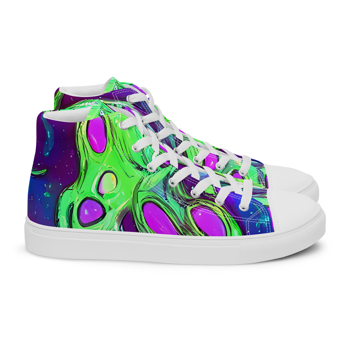 Women's High Top Canvas Shoes - Funky Mutation