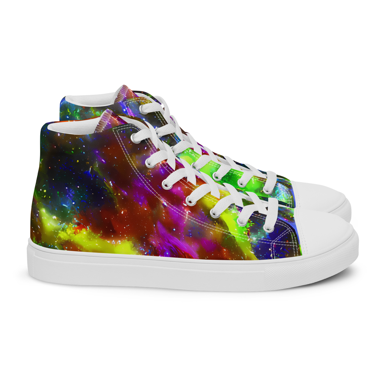 Women's High Top Canvas Shoes - Neer Nebula