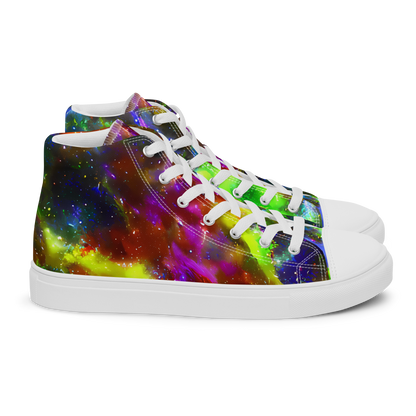 Women's High Top Canvas Shoes - Neer Nebula