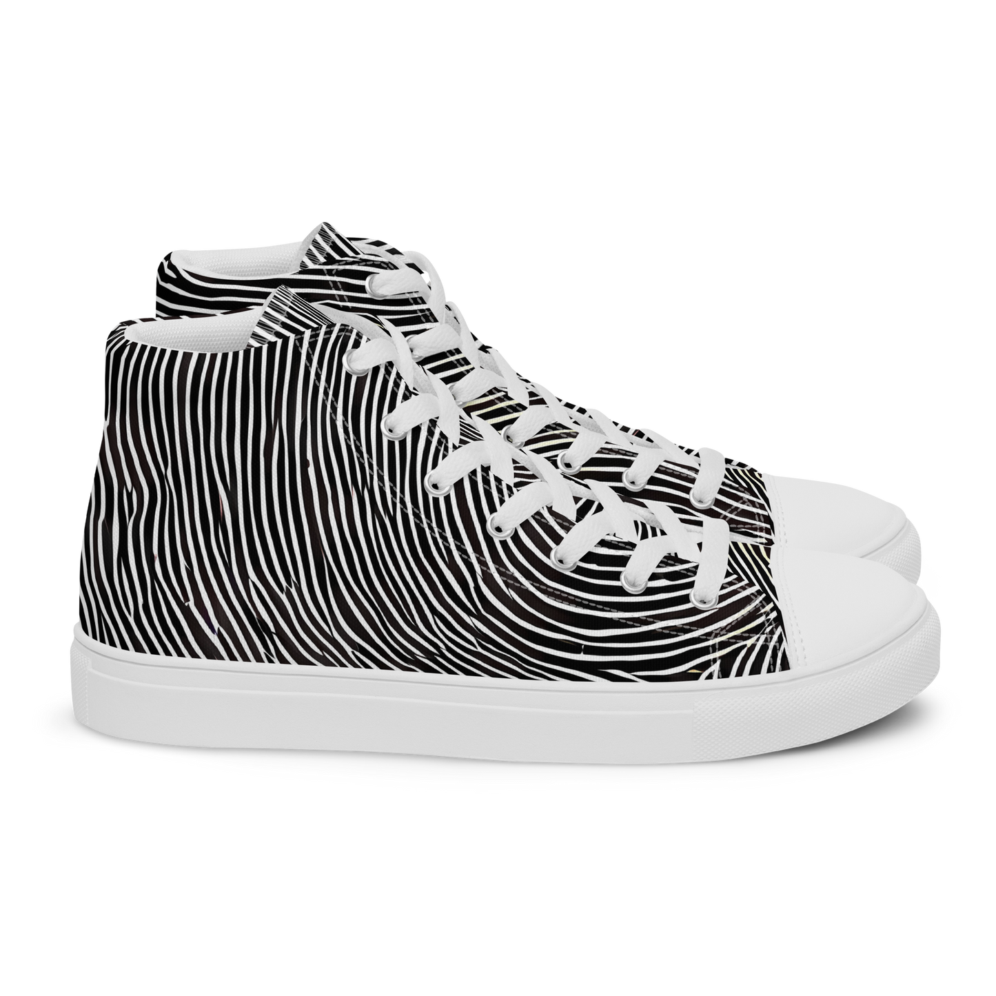 Women's High Top Canvas Shoes - Silent Currents