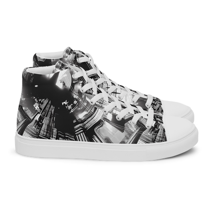 Men's High Top Canvas Shoes - Silent Reflection