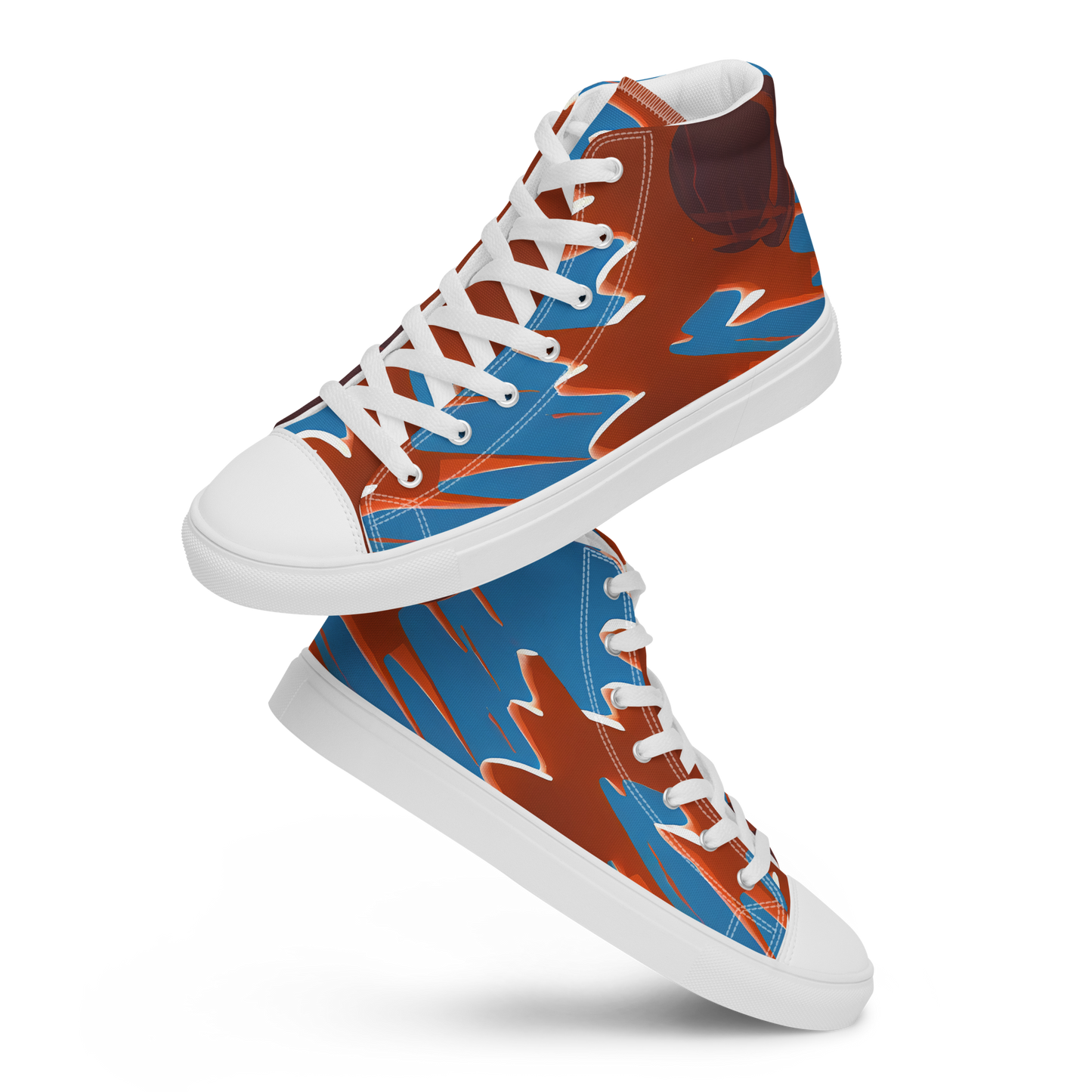 Women's High Top Canvas Shoes - Desert Vortex