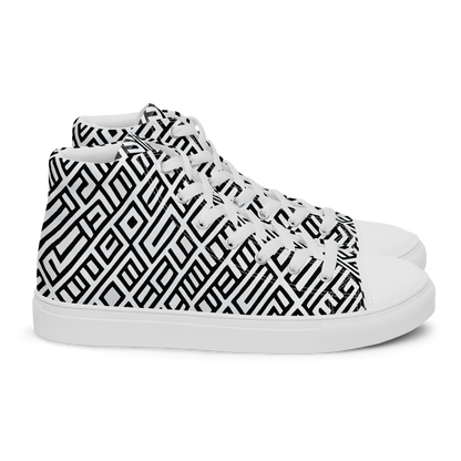 Women's High Top Canvas Shoes - Fashionable, Psychedelic Deep Space, Howard Butterworth, Francois Bocion