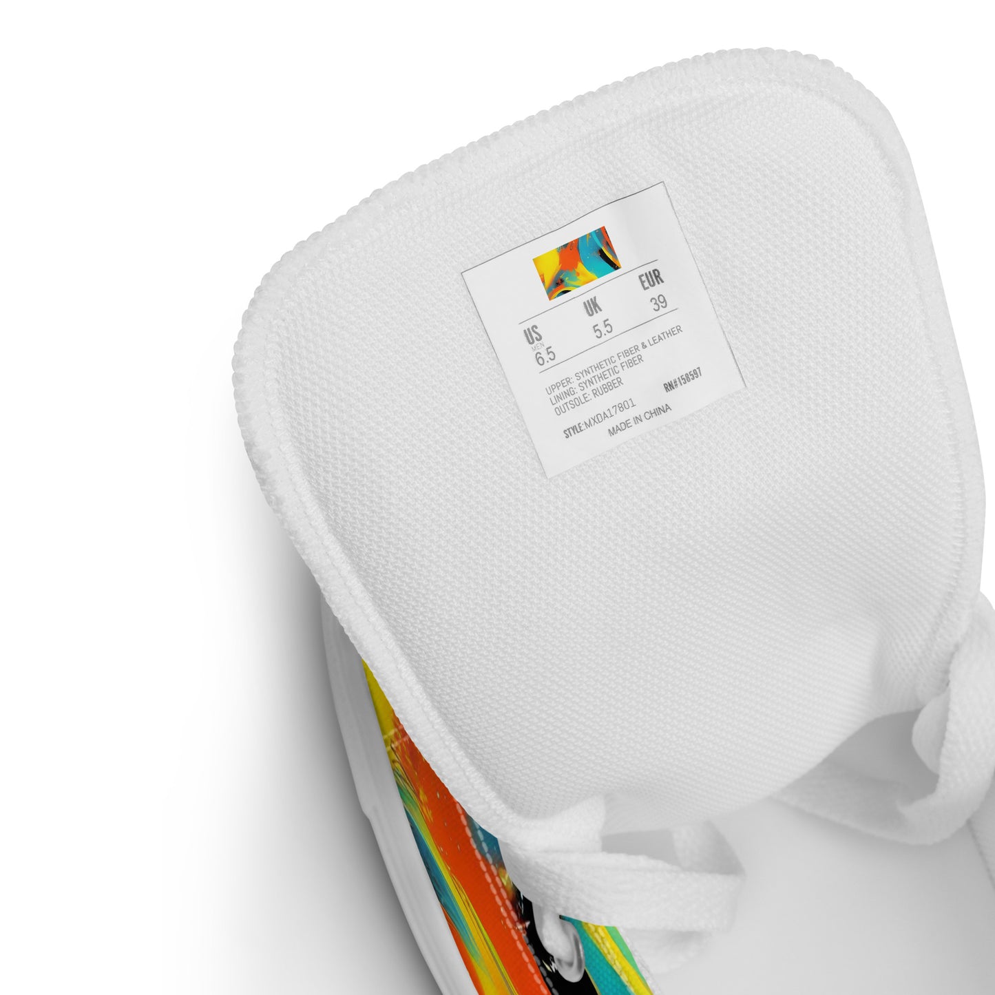 Women's High Top Canvas Shoes - Solar Swoosh