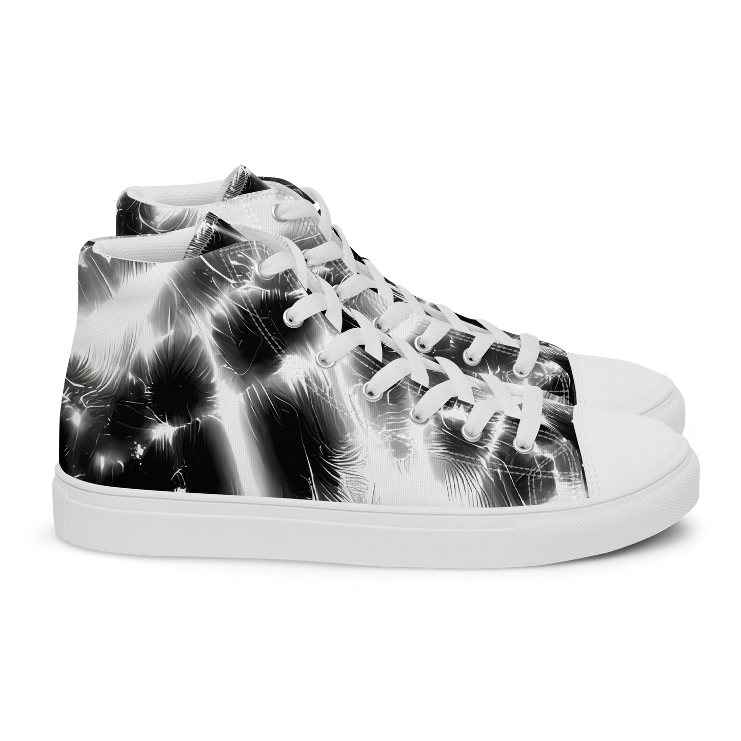 Women's High Top Canvas Shoes - Electric Nightfall