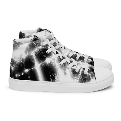 Women's High Top Canvas Shoes - Electric Nightfall