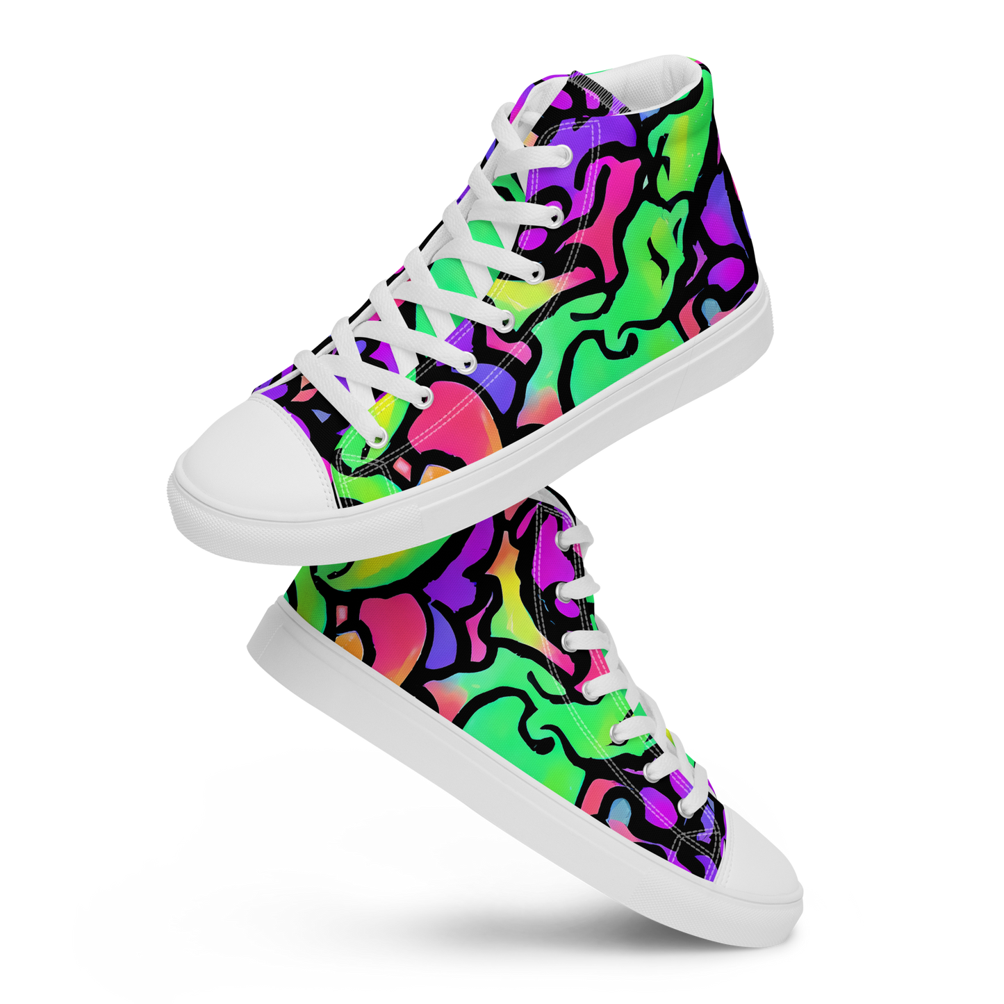 Men's High Top Canvas Shoes - Kent's Crescendo