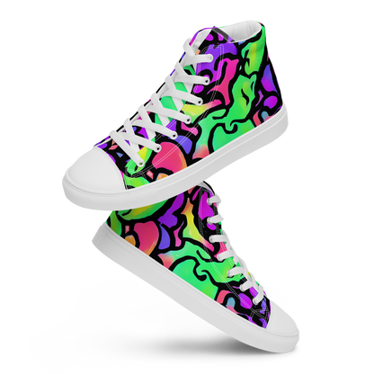 Men's High Top Canvas Shoes - Kent's Crescendo