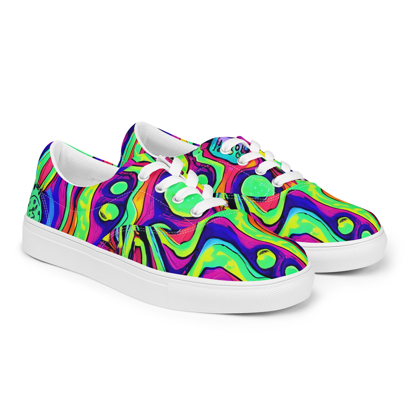 Women's Lace-Up Canvas Shoes - Frizzled Spirits