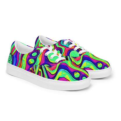 Women's Lace-Up Canvas Shoes - Frizzled Spirits