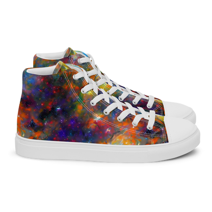 Women's High Top Canvas Shoes - Ephemeral Fantasy