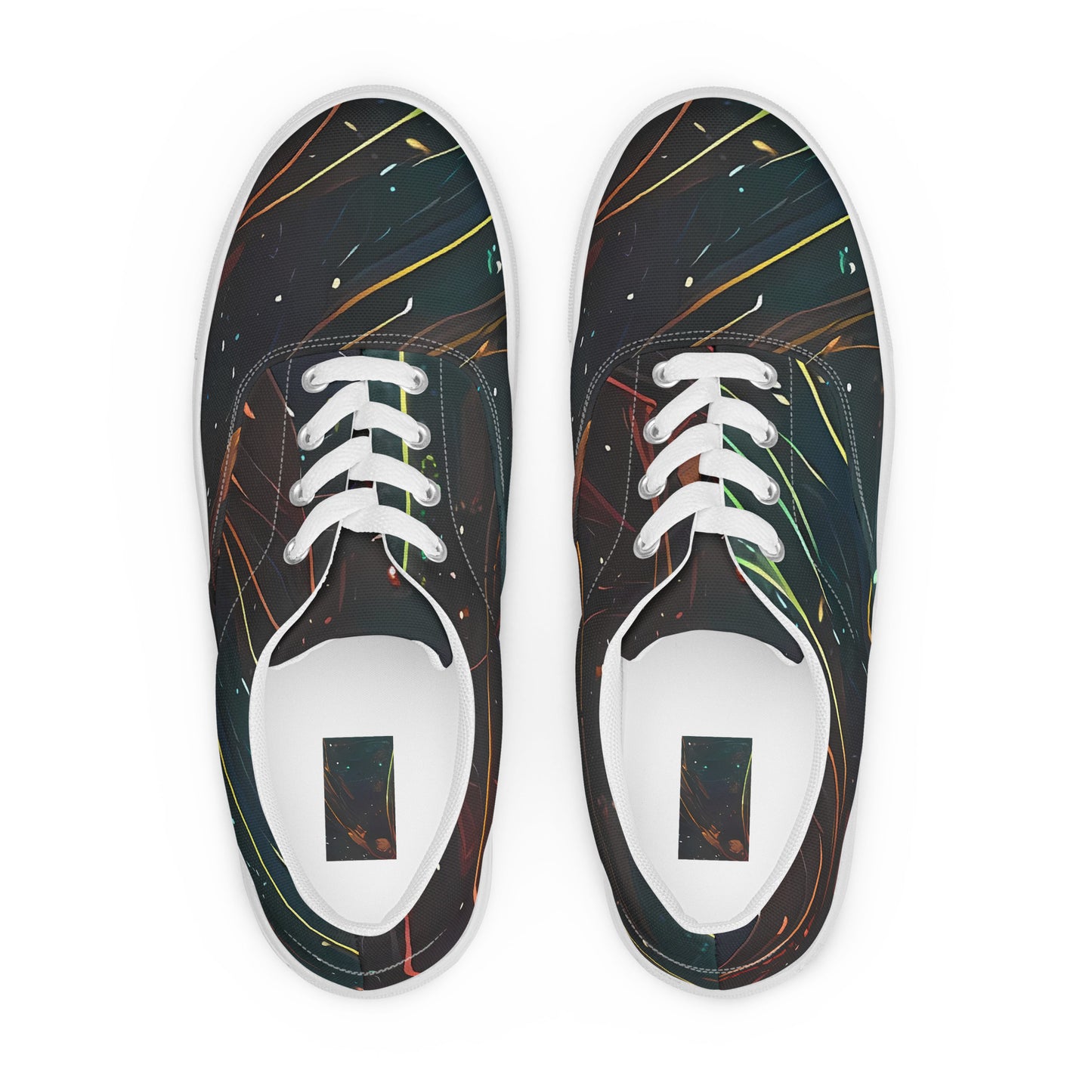 Women's Lace-Up Canvas Shoes - Templesmith Twirl