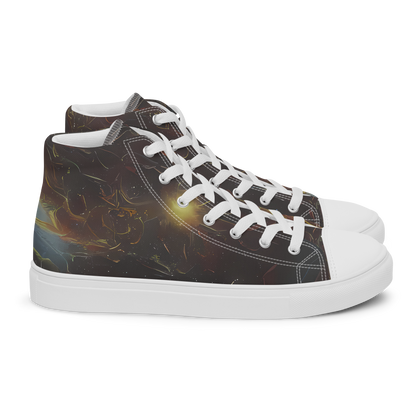 Women's High Top Canvas Shoes - Quantum Illusions