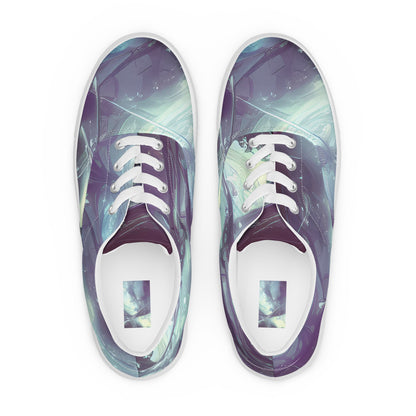 Women's Lace-Up Canvas Shoes - Nihei Shimmer