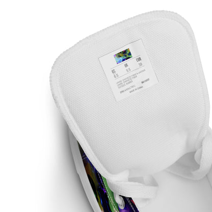 Women's High Top Canvas Shoes - Fantasy Spiral