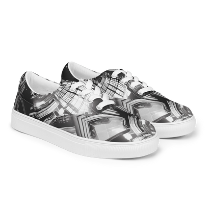 Women's Lace-Up Canvas Shoes - Silent Reflection