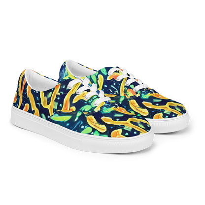 Women's Lace-Up Canvas Shoes - Vortex Glow