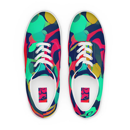 Women's Lace-Up Canvas Shoes - Gottlieb Galaxy
