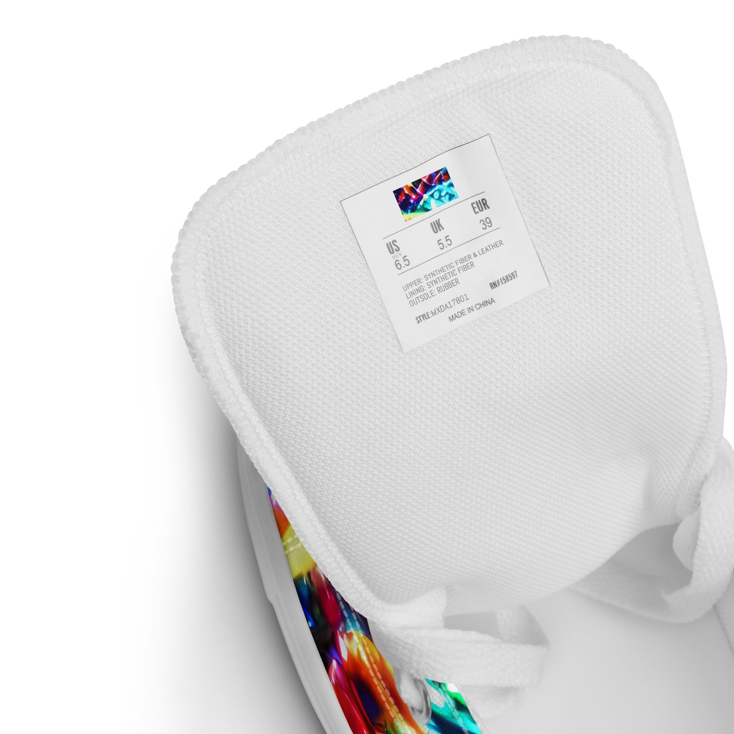 Women's High Top Canvas Shoes - Fynesian Galaxy