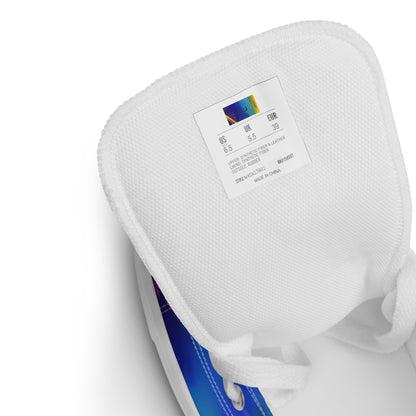 Women's High Top Canvas Shoes - Newton's Riddle