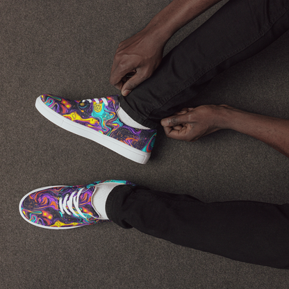 Men's Lace-Up Canvas Shoes - Hutty Nebula