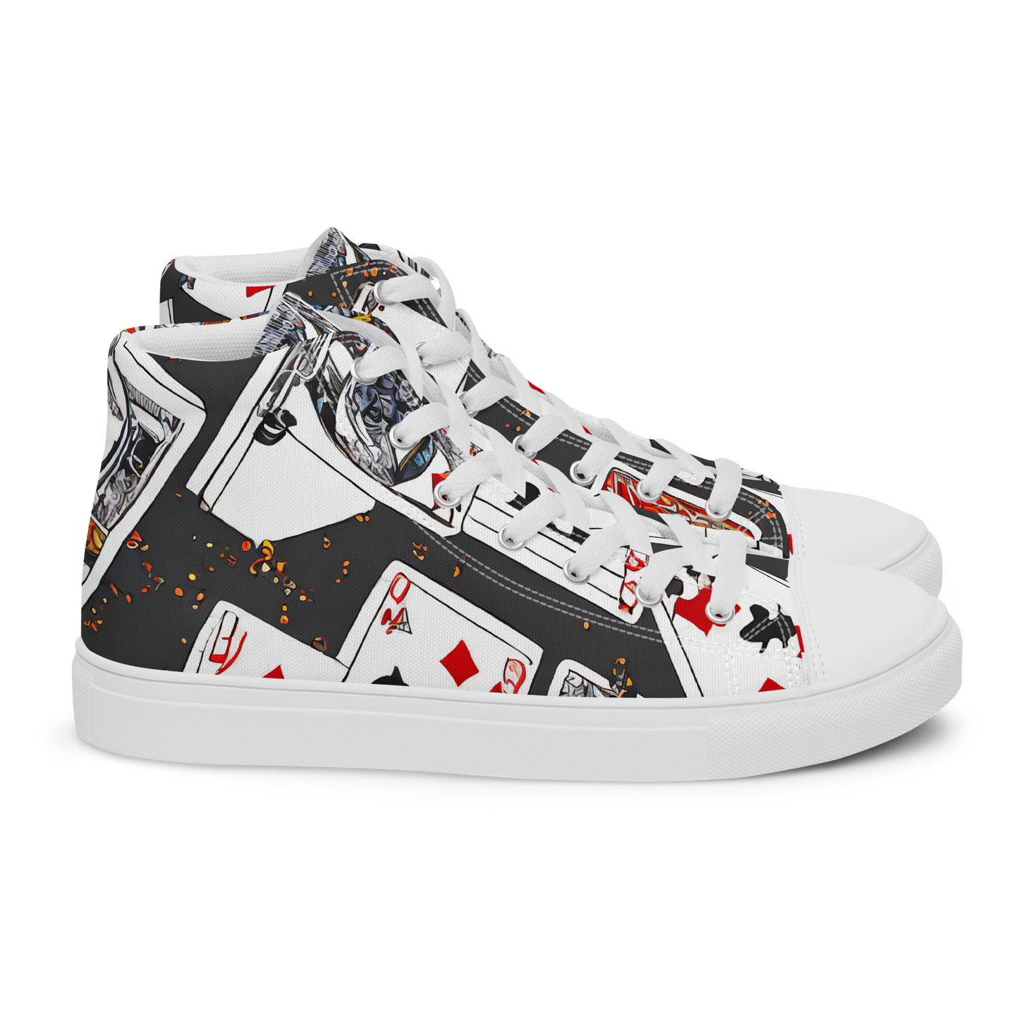 Men's High Top Canvas Shoes - Decked Out Dreams