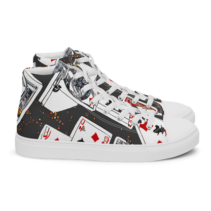 Men's High Top Canvas Shoes - Decked Out Dreams