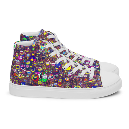 Women's High Top Canvas Shoes - Eyes of Enchantment