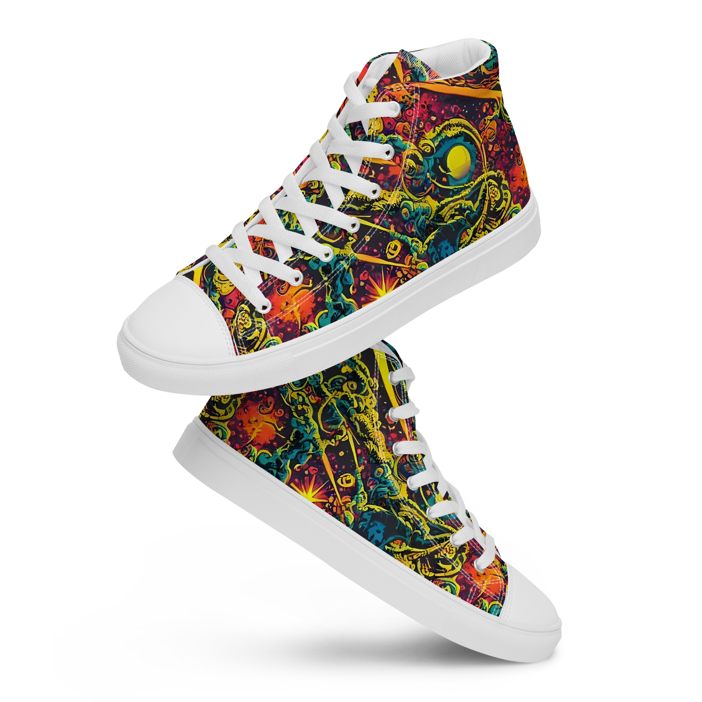 Men's High Top Canvas Shoes - Gogos Galaxy