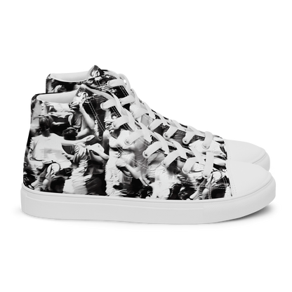 Women's High Top Canvas Shoes - Timeless Echoes