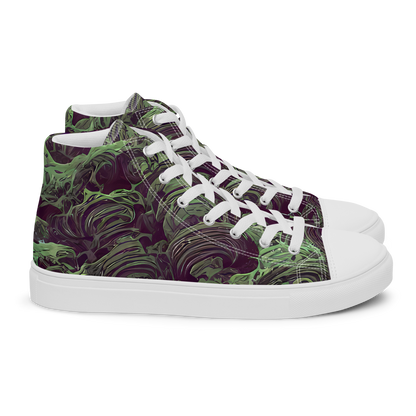 Women's High Top Canvas Shoes - Knab Whorls