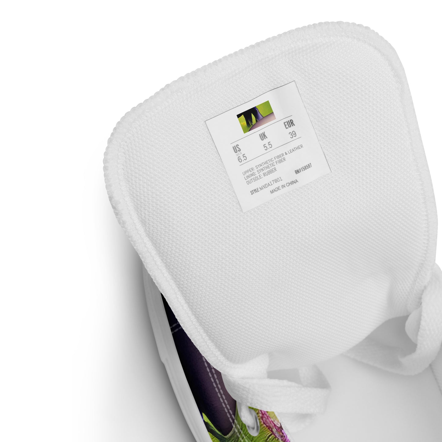 Women's High Top Canvas Shoes - Verdant Safari