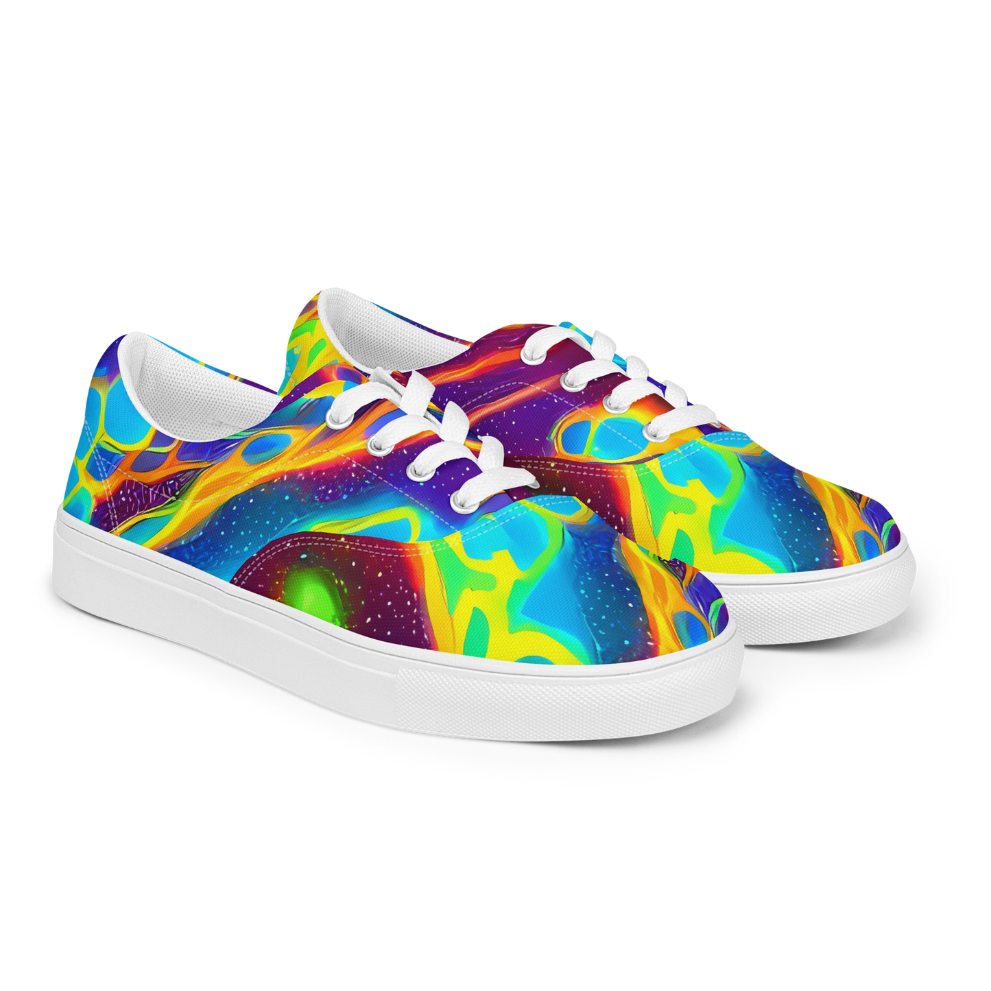 Women's Lace-Up Canvas Shoes - Endara Eclipse