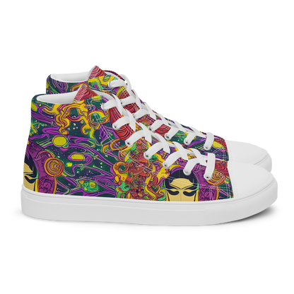 Women's High Top Canvas Shoes - Odyssey in Color