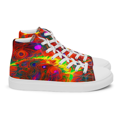 Women's High Top Canvas Shoes - Blampied Blaze