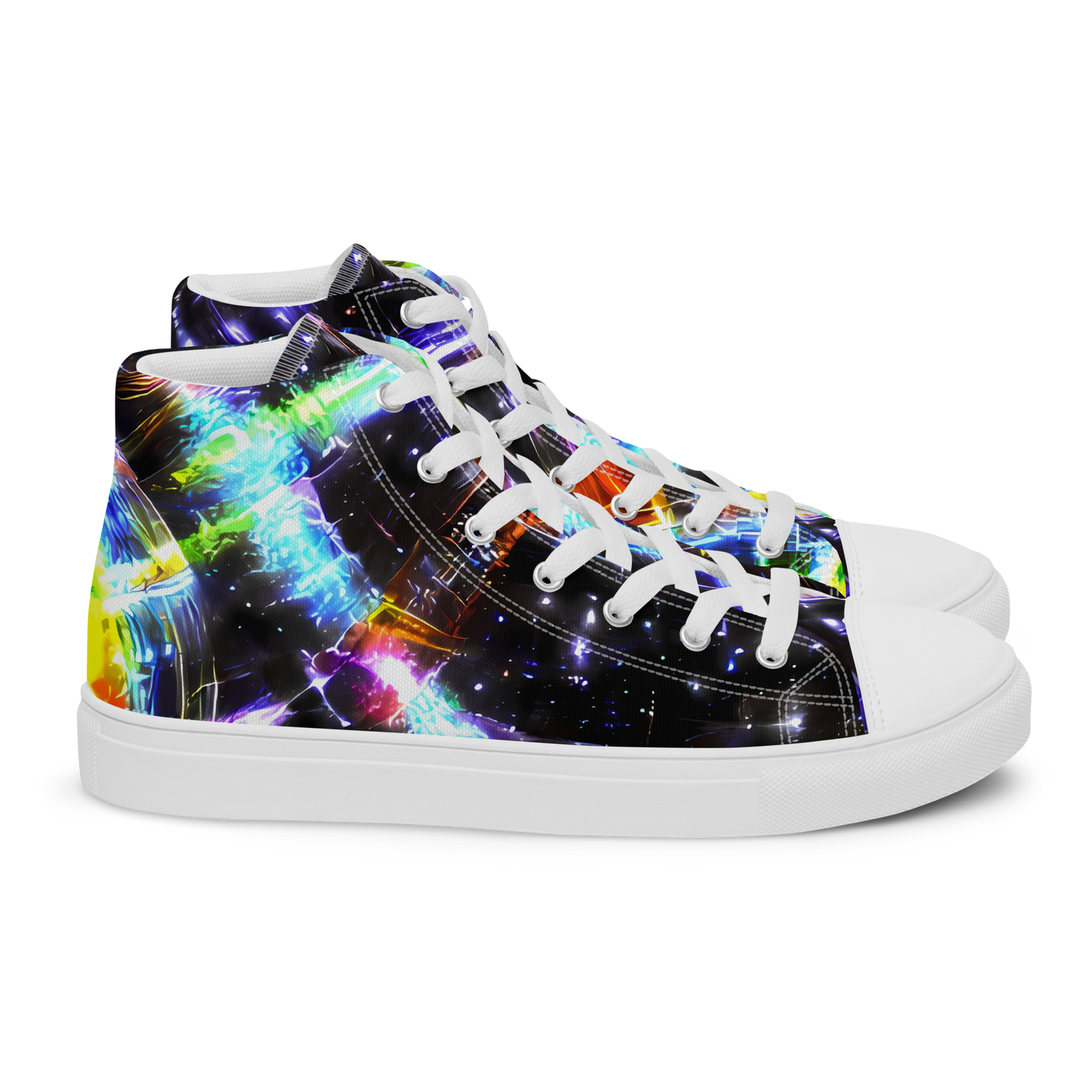 Men's High Top Canvas Shoes - Hirschl's Vortex