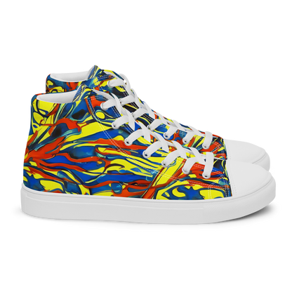 Men's High Top Canvas Shoes - Cyberflow Circuit