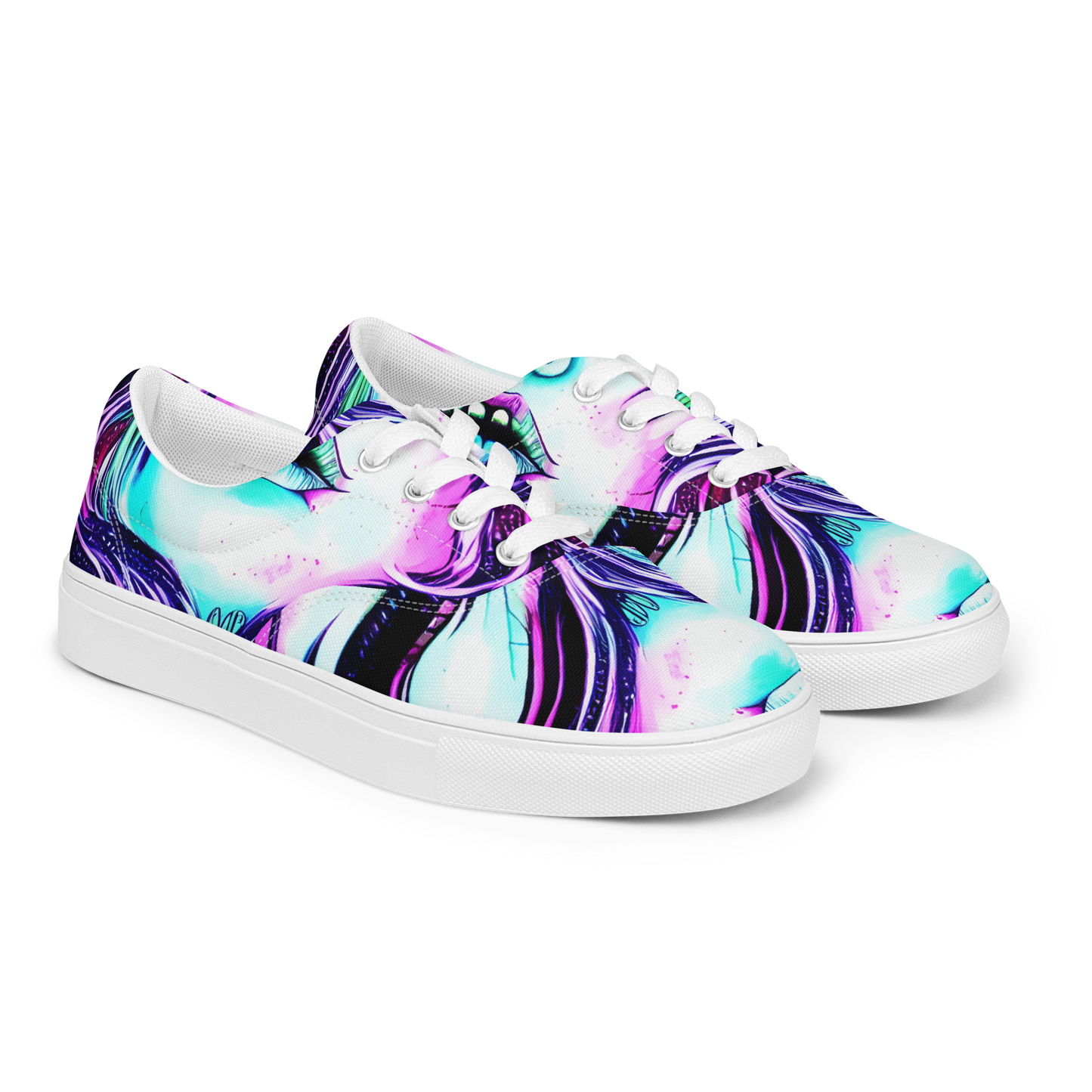 Women's Lace-Up Canvas Shoes - Chroma Soirée