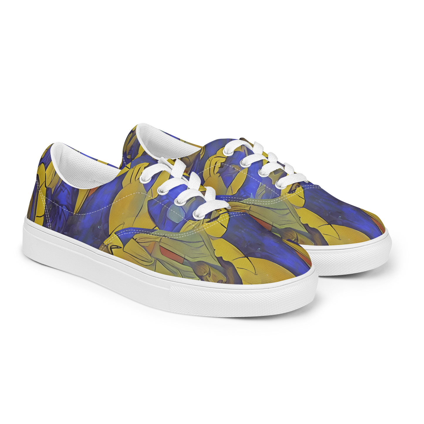 Women's Lace-Up Canvas Shoes - Divine Reverie