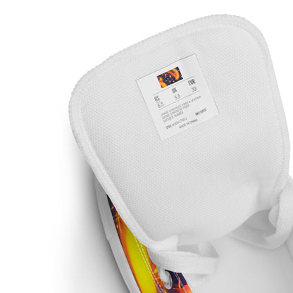 Women's High Top Canvas Shoes - Coorte's Cosmos