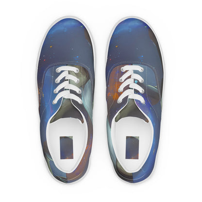 Women's Lace-Up Canvas Shoes - Gravity's Palette