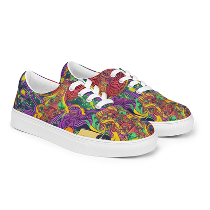 Women's Lace-Up Canvas Shoes - Odyssey in Color