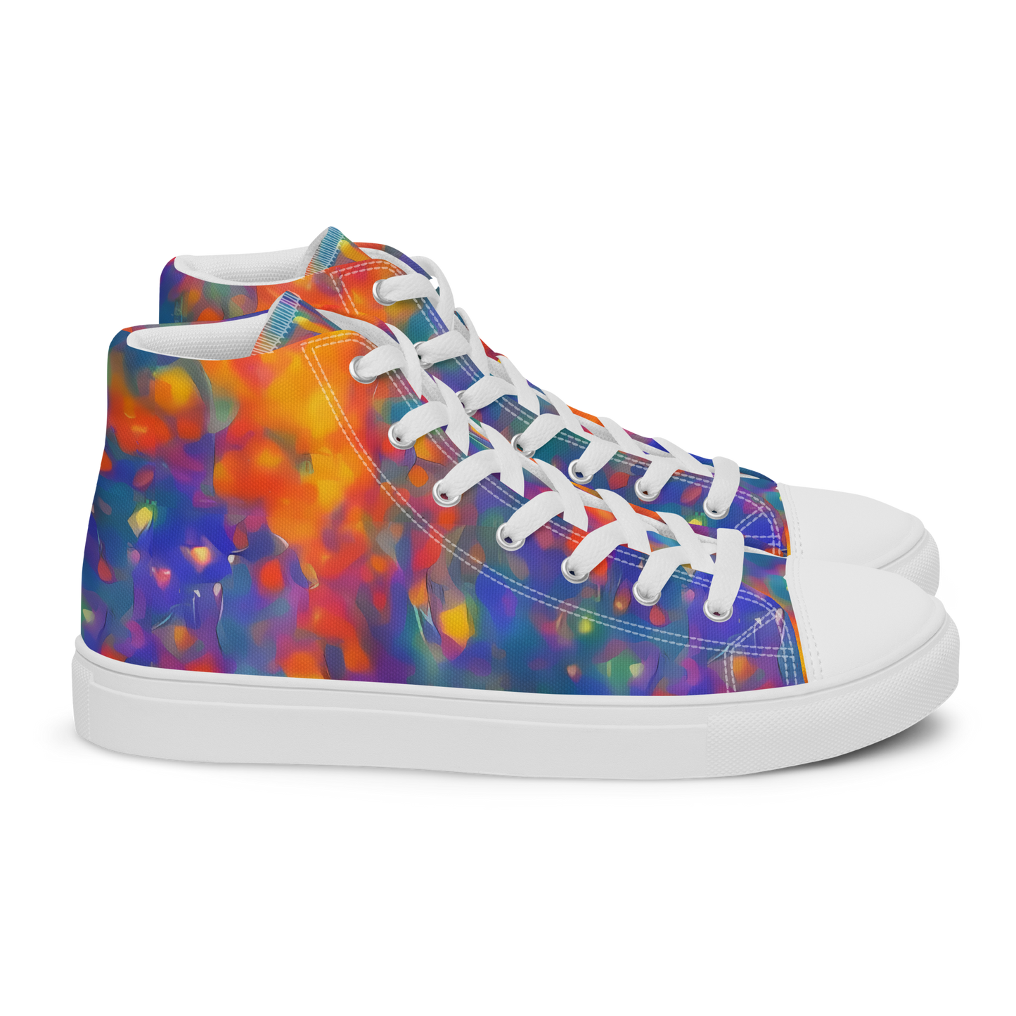 Women's High Top Canvas Shoes - Nolde Nebula