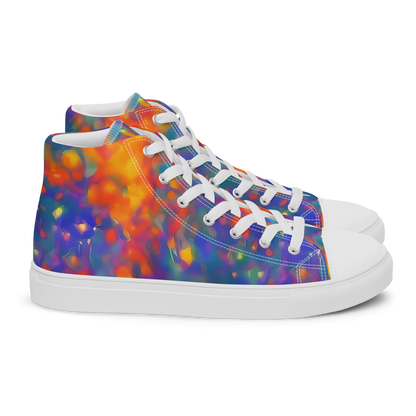 Women's High Top Canvas Shoes - Nolde Nebula