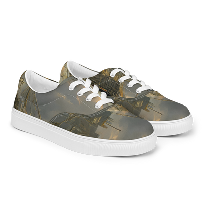 Men's Lace-Up Canvas Shoes - Ethereal Armada