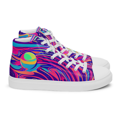 Men's High Top Canvas Shoes - Nebula Noodles